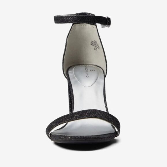 BANDOLINO ARMORY Women's Block Heel Dress Sandals Glitter Fabric Size 11 - Picture 3 of 7